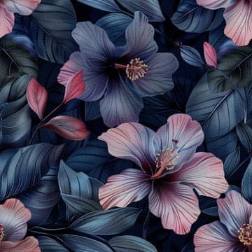 VANJSKI DEKOSTOFFE OXFORD - Motiv Blumen I DX5306