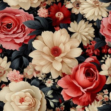 VANJSKI DECOSTOFFE OXFORD - Motiv Blumen I DX5465