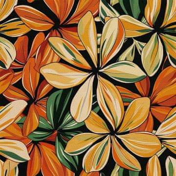 VANJSKI DECOSTOFFE OXFORD - Motiv Blumen I DX5495