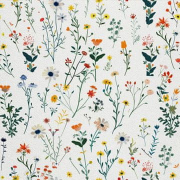 VANJSKI DEKOSTOFFE OXFORD - Motiv Blumen I DX5356