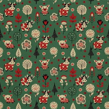 VANJSKI DEKOSTOFFE OXFORD - Motiv Weihnachtsferien | DX1908
