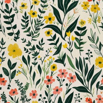 VANJSKI DEKOSTOFFE OXFORD - Motiv Frühling I DX7591