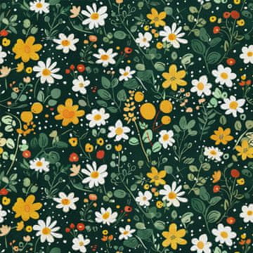 VANJSKI DEKOSTOFFE OXFORD - Motiv Frühling I DX7592
