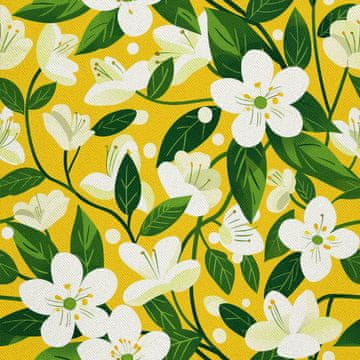 VANJSKI DEKOSTOFFE OXFORD - Motiv Frühling I DX7584