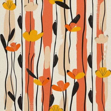 VANJSKI DEKOSTOFFE OXFORD - Motiv Frühling I DX7449