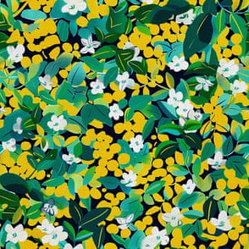 VANJSKI DEKOSTOFFE OXFORD - Motiv Frühling I DX7620