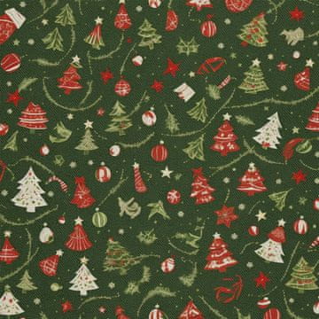 VANJSKI DEKOSTOFFE OXFORD - Motiv Weihnachtsferien | DX1888