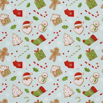 VANJSKI DEKOSTOFFE OXFORD - Motiv Weihnachtsferien | DX1897