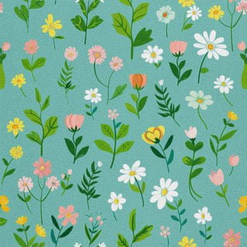 VANJSKI DEKOSTOFFE OXFORD - Motiv Frühling I DX7532