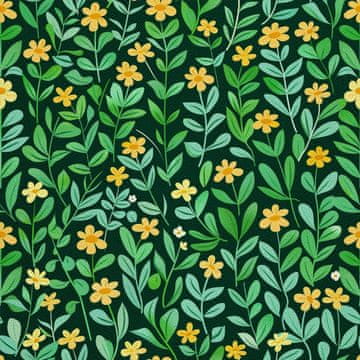 VANJSKI DEKOSTOFFE OXFORD - Motiv Frühling I DX7544