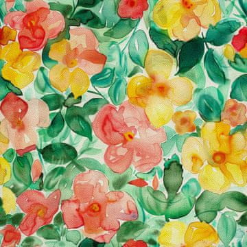 VANJSKI DEKOSTOFFE OXFORD - Motiv Frühling I DX7439