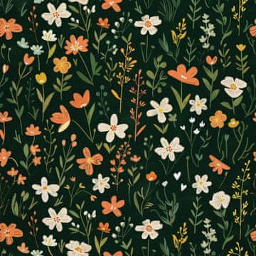 VANJSKI DEKOSTOFFE OXFORD - Motiv Frühling I DX7528