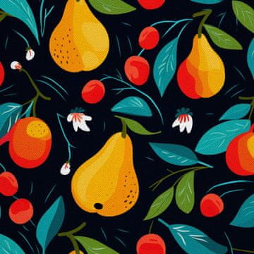 VANJSKI DEKOSTOFFE OXFORD - Motiv Obst | DX6024