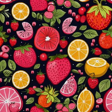 VANJSKI DEKOSTOFFE OXFORD - Motiv Obst | DX6862