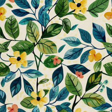 VANJSKI DEKOSTOFFE OXFORD - Motiv Frühling I DX7585