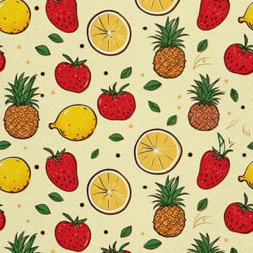 VANJSKI DEKOSTOFFE OXFORD - Motiv Obst | DX6728