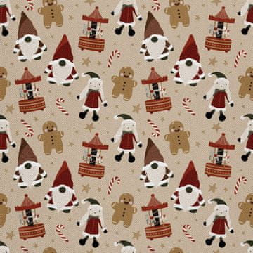 VANJSKI DEKOSTOFFE OXFORD - Motiv Weihnachtsferien | DX1937