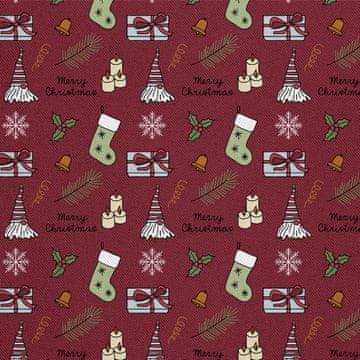 VANJSKI DEKOSTOFFE OXFORD - Motiv Weihnachtsferien | DX1923