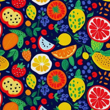 VANJSKI DEKOSTOFFE OXFORD - Motiv Obst | DX7049