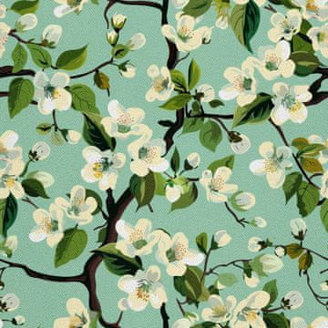 VANJSKI DEKOSTOFFE OXFORD - Motiv Frühling I DX7636
