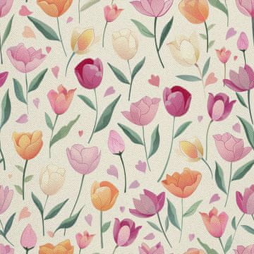 VANJSKI DEKOSTOFFE OXFORD - Motiv Frühling I DX7664