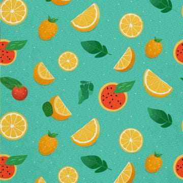 VANJSKI DEKOSTOFFE OXFORD - Motiv Obst | DX6403