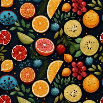 VANJSKI DEKOSTOFFE OXFORD - Motiv Obst | DX6797