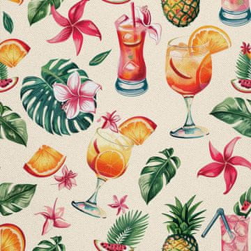 OUTDOOR DEKOSTOFFE OXFORD - Motiv Cocktail | DX8460