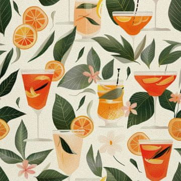 OUTDOOR DEKOSTOFFE OXFORD - Motiv Cocktail | DX8387