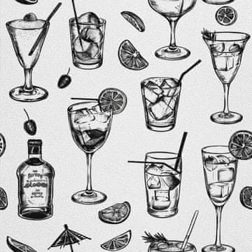 OUTDOOR DEKOSTOFFE OXFORD - Motiv Cocktail | DX8764