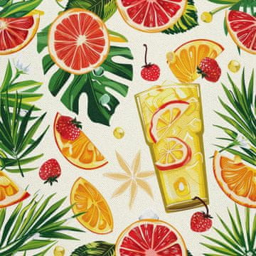 OUTDOOR DEKOSTOFFE OXFORD - Motiv Cocktail | DX8576