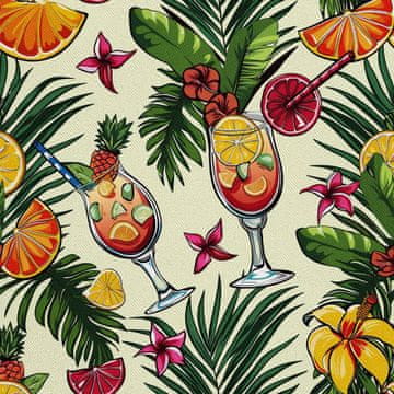 OUTDOOR DEKOSTOFFE OXFORD - Motiv Cocktail | DX8434