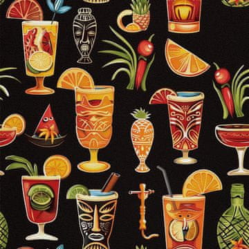 OUTDOOR DEKOSTOFFE OXFORD - Motiv Cocktail | DX8471