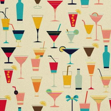 OUTDOOR DEKOSTOFFE OXFORD - Motiv Cocktail | DX8644
