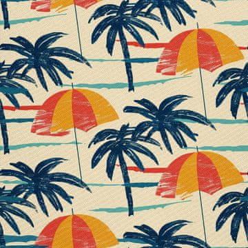 VANJSKI DEKOSTOFFE OXFORD - Motiv Sommer | DX9000