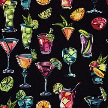OUTDOOR DEKOSTOFFE OXFORD - Motiv Cocktail | DX8632