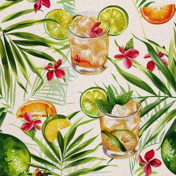 OUTDOOR DEKOSTOFFE OXFORD - Motiv Cocktail | DX8445