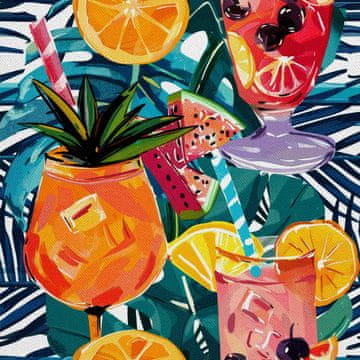 OUTDOOR DEKOSTOFFE OXFORD - Motiv Cocktail | DX8806