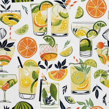 OUTDOOR DEKOSTOFFE OXFORD - Motiv Cocktail | DX8549