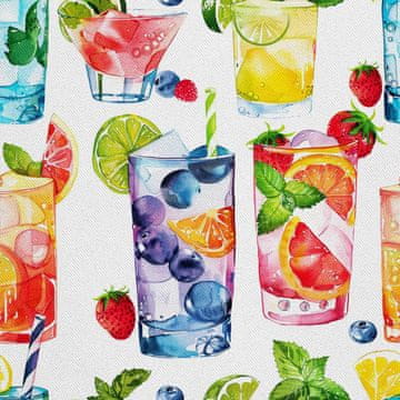 OUTDOOR DEKOSTOFFE OXFORD - Motiv Cocktail | DX8353