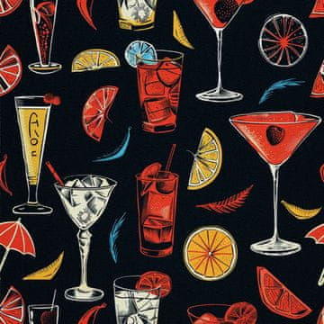 OUTDOOR DEKOSTOFFE OXFORD - Motiv Cocktail | DX8531