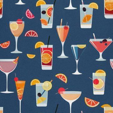 OUTDOOR DEKOSTOFFE OXFORD - Motiv Cocktail | DX8710