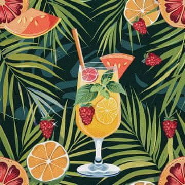 OUTDOOR DEKOSTOFFE OXFORD - Motiv Cocktail | DX8389