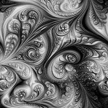 VANJSKI DEKOSTOFFE OXFORD - Motiv Schwarz und Weiß | DX18088