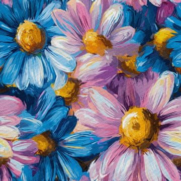 VANJSKI DEKOSTOFFE OXFORD - Motiv Bunte Blumen | DX18033