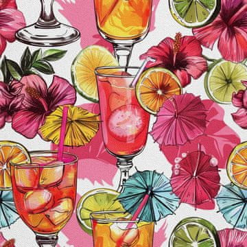 OUTDOOR DEKOSTOFFE OXFORD - Motiv Cocktail | DX8331