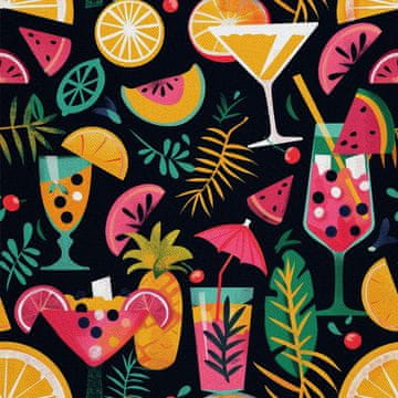 OUTDOOR DEKOSTOFFE OXFORD - Motiv Cocktail | DX8667