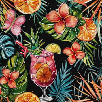 OUTDOOR DEKOSTOFFE OXFORD - Motiv Cocktail | DX8542