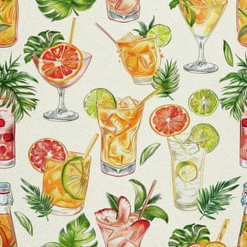 OUTDOOR DEKOSTOFFE OXFORD - Motiv Cocktail | DX8743