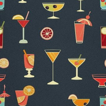 OUTDOOR DEKOSTOFFE OXFORD - Motiv Cocktail | DX8516